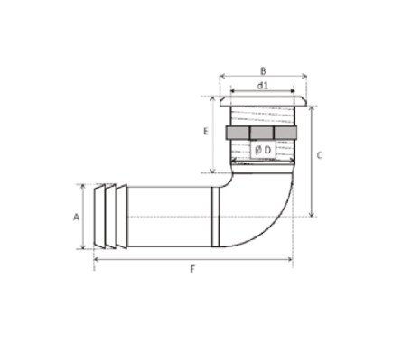 CANSB - Thru Hull 90°